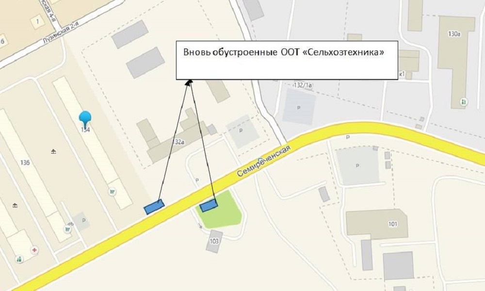 В Омске перенесли автобусную остановку «Сельхозтехника» по просьбе пассажиров 