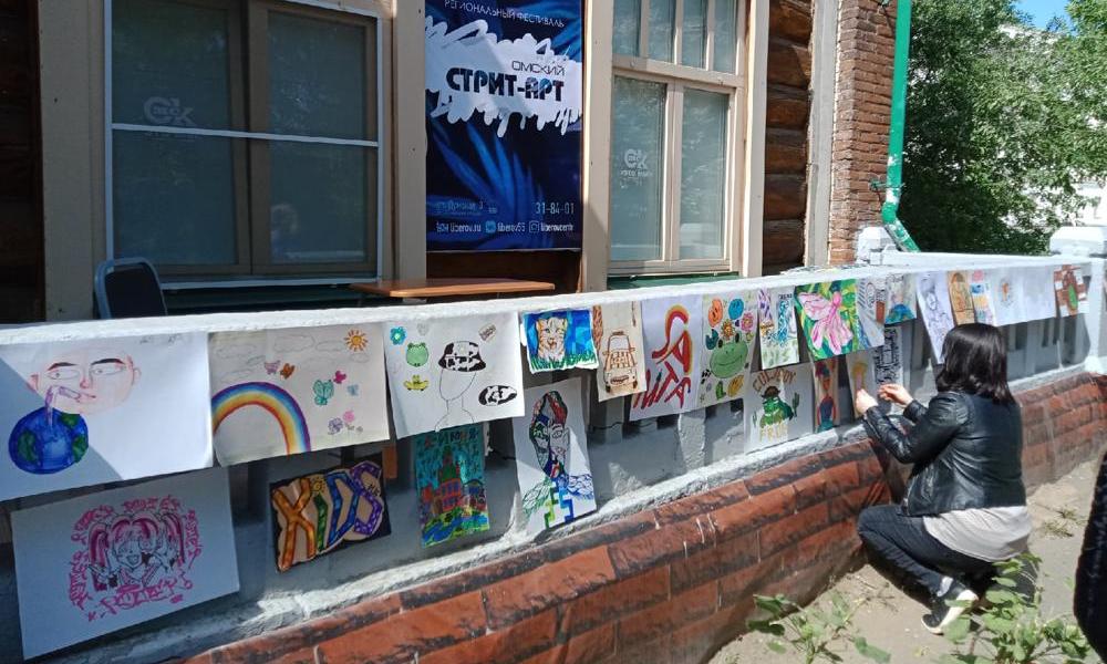 В этом году VI региональный фестиваль «Омский Стрит-Арт 2023» откроется в День защиты детей
