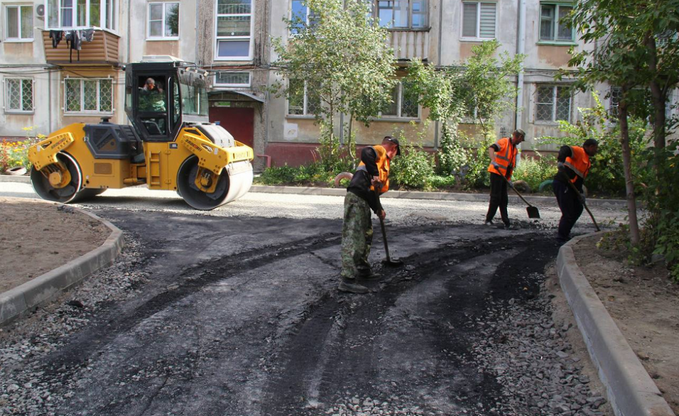 В Омске перевыполнили план по благоустройству дворов