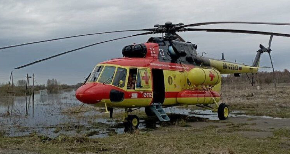 С начала 2025 года омские санитарные вертолёты эвакуировали более 170 человек, нуждавшихся в помощи