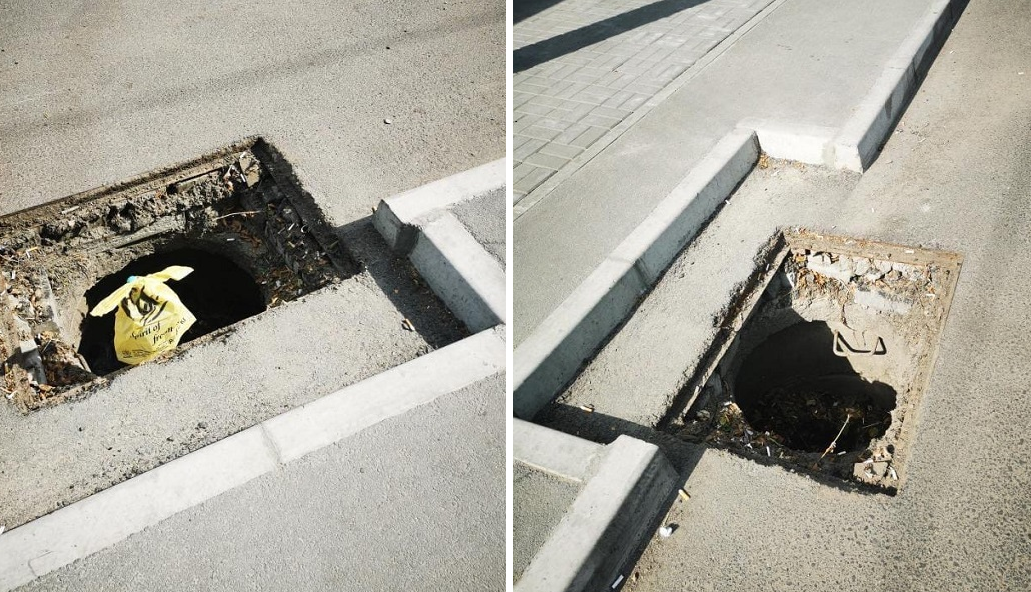 В Омске участились кражи канализационных люков и ливневых решёток