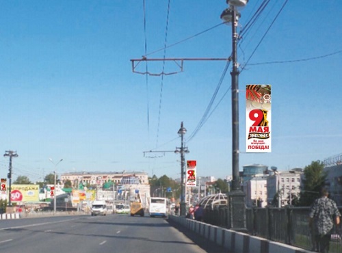 Омские улицы тематически оформят ко Дню Победы