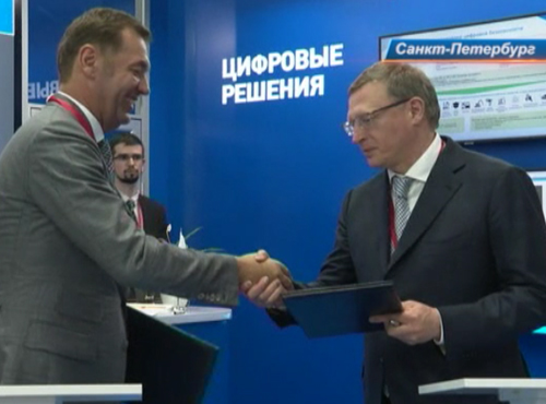 Александр Бурков подписал соглашение о развитии в Омской области телекоммуникационной инфраструктуры
