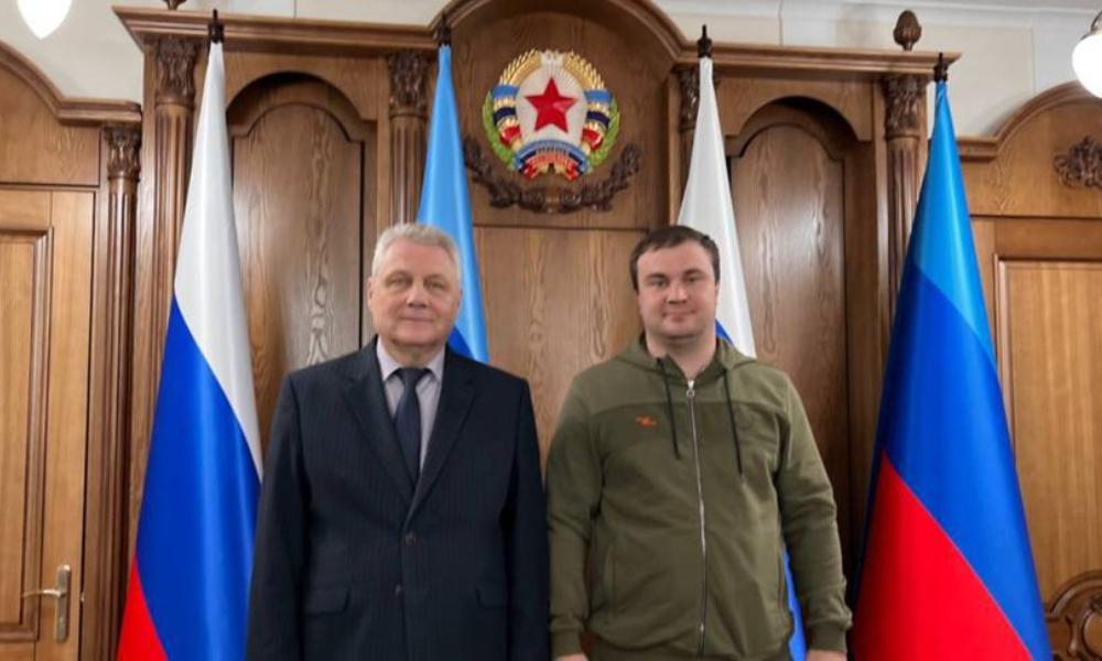 Виталий Хоценко провёл рабочую встречу с председателем правительства ЛНР Сергеем Козловым