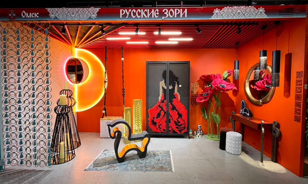 Омский дизайнерский проект «Русские зори» участвует в народном голосовании