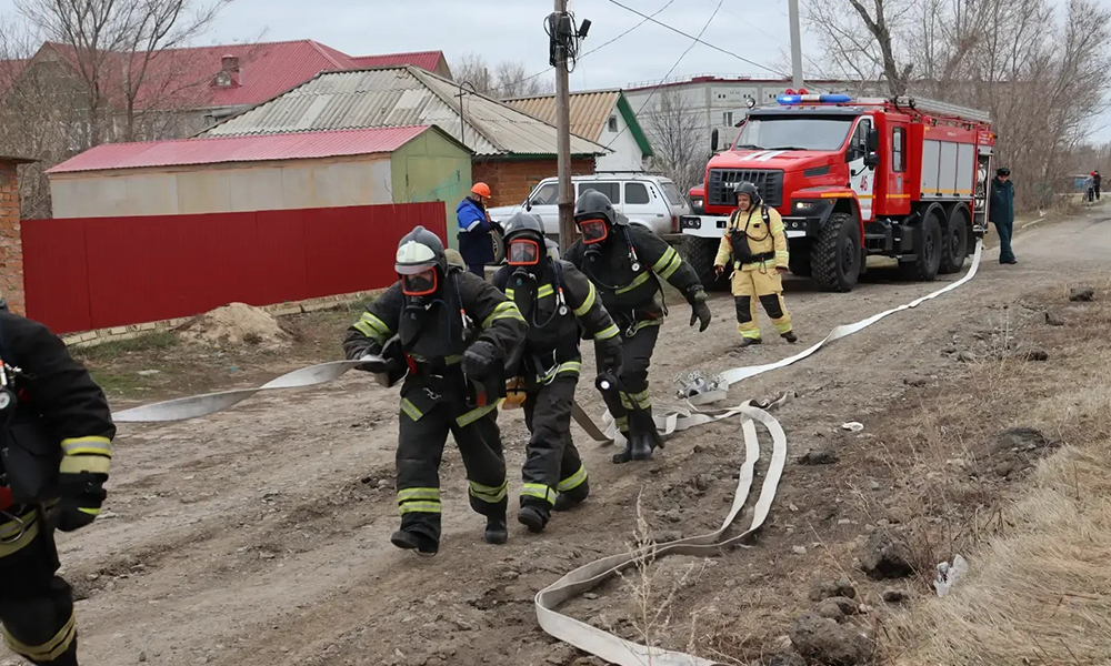 Министерство региональной безопасности Омской области сообщило в социальных сетях об учениях в Нововаршавке