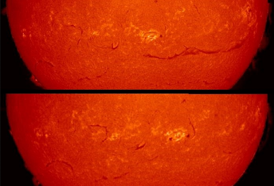 От Солнца оторвался протуберанец длиной в полмиллиона километров