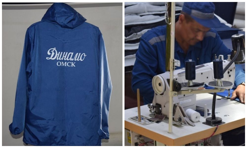 В омской колонии № 6 начали шить куртки для спортивного общества «Динамо»