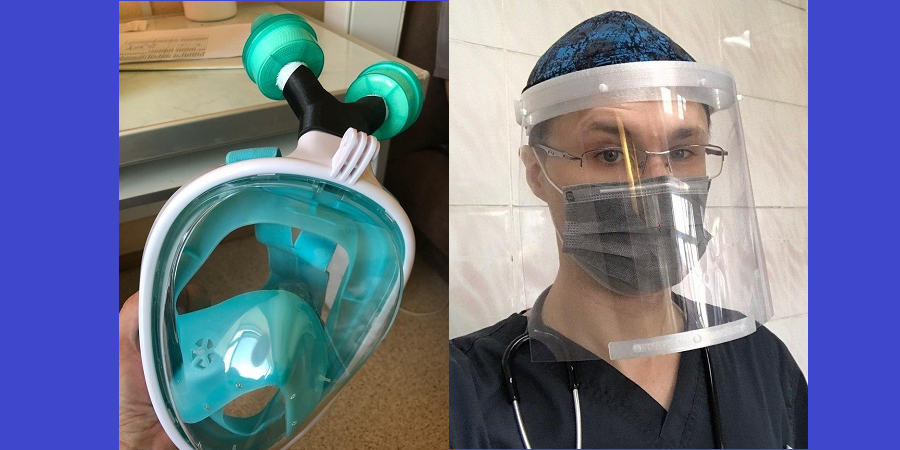 Средства защиты для омских врачей напечатали на 3D-принтере