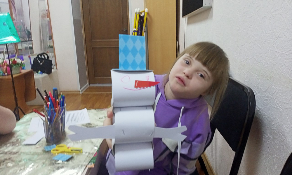 В Полтавском районе проходят занятия для «солнечных» детей 