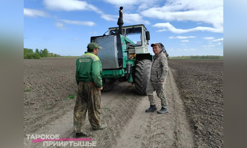 В Тарском районе аграрии миновали экватор весенних полевых работ