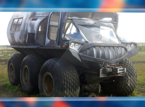 Омич продаёт собранный вручную шестиколёсный вездеход