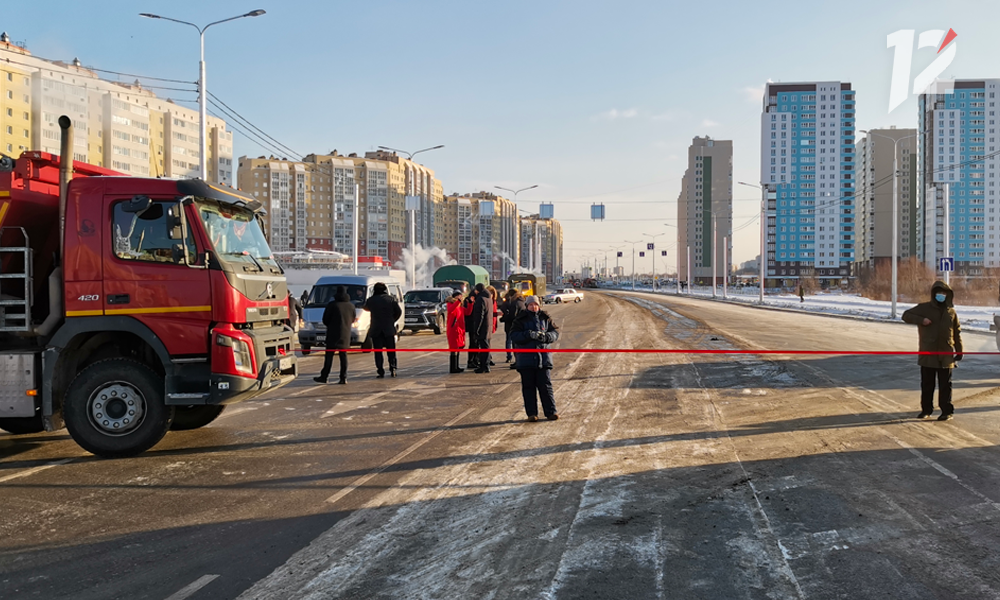 Поздравления и тест-драйв: как прошло торжественное открытие дороги-дублёра на Левобережье