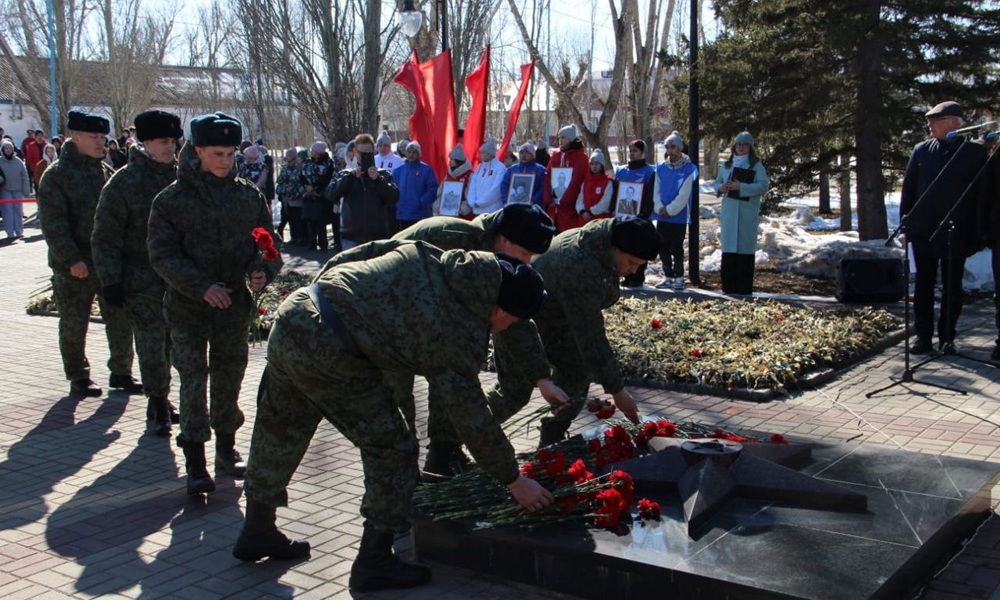 Русско-Полянский район принял «Эстафету Победы»