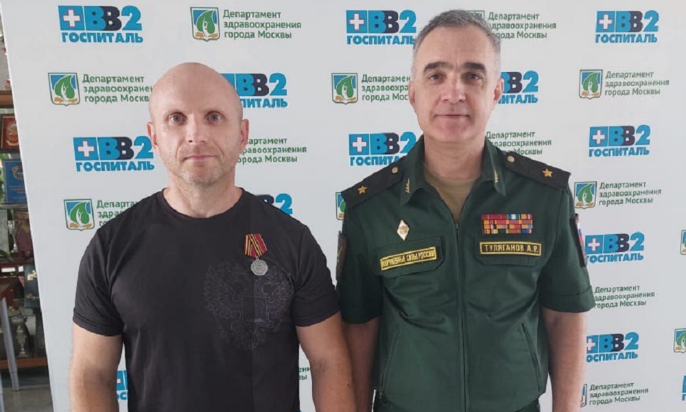 Омский военнослужащий удостоен государственной награды за храбрость