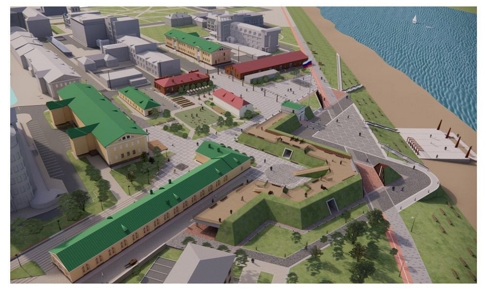 ВООПИК раскритиковало эскизы воссоздания крепостного вала на территории Омской крепости