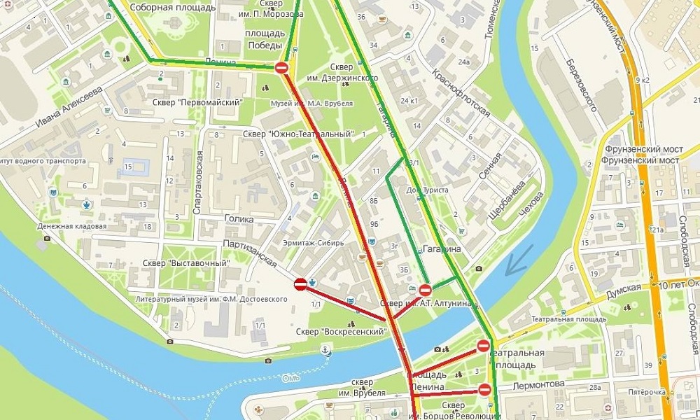 В Омске из-за Всероссийского марафона «ЗаБег.РФ» перекроют дороги, а транспорт пустят в объезд