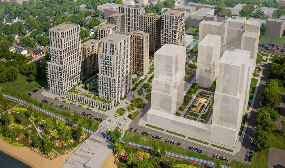 В Омске на улице Правый берег Иртыша появятся новые дома и другие объекты