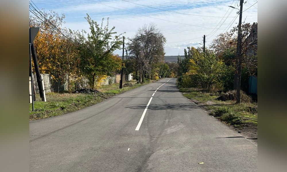 В Стаханове завершили капитальный ремонт более 3 километров дорог