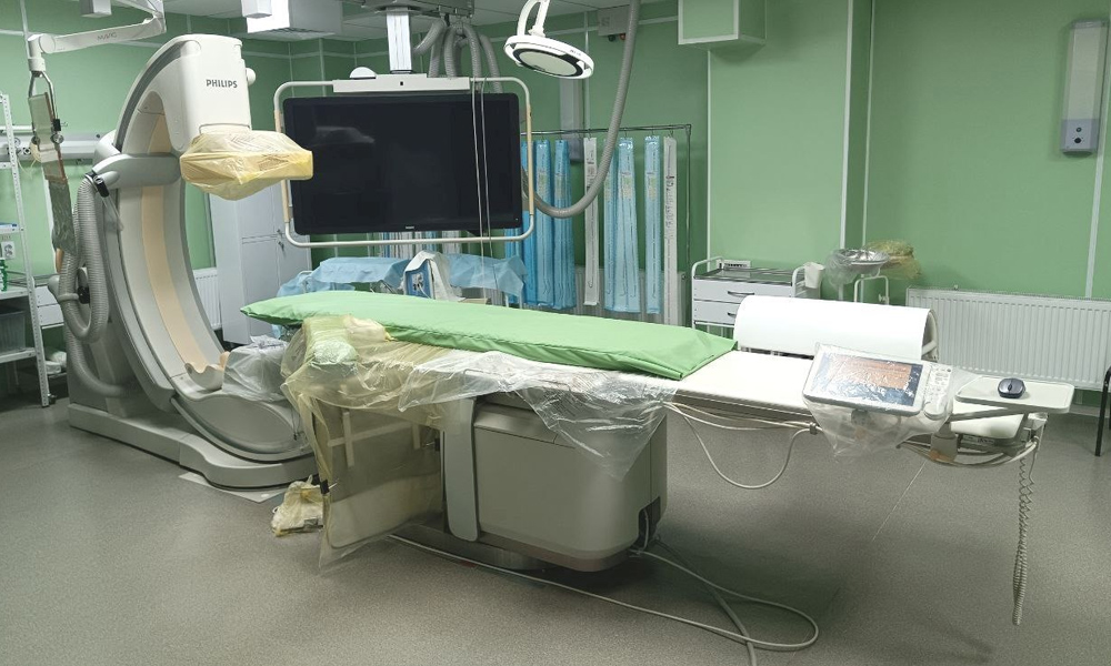 Омичам из северных районов провели более 600 обследований на ангиографе