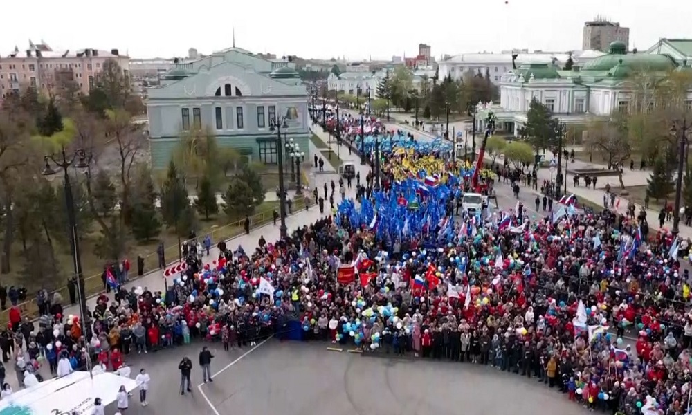 Самая большая трансляция 12 канала: как мы приняли участие в шествии «Маёвка 55» [ФОТО]