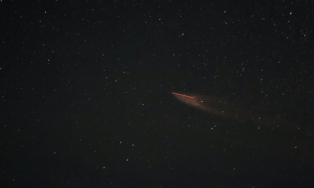 Директор омского планетария запечатлел «медузу» космического корабля «Союз МС-24»