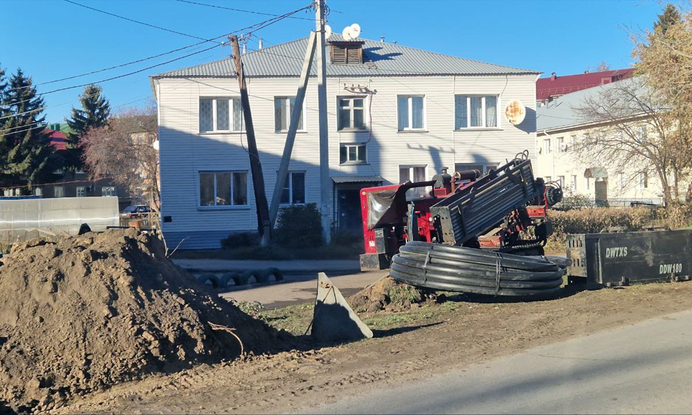 Газопровод в Большеречье введут в эксплуатацию до конца года