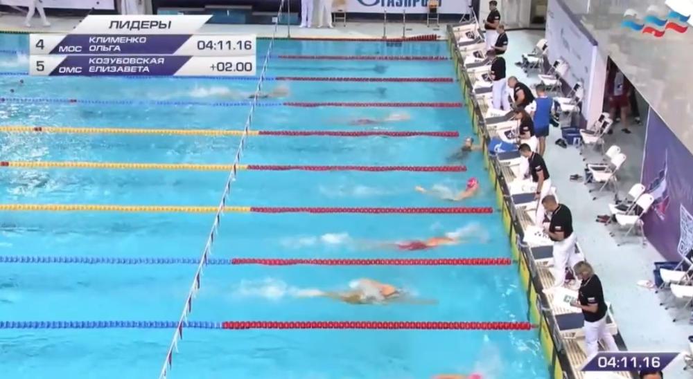 Омичка Елизавета Козубовская завоевала серебро на всероссийских соревнованиях по плаванию