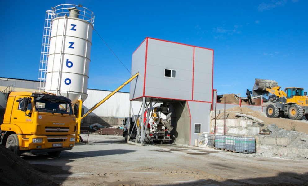 В Омске активно начал работу новый цех по производству бетона
