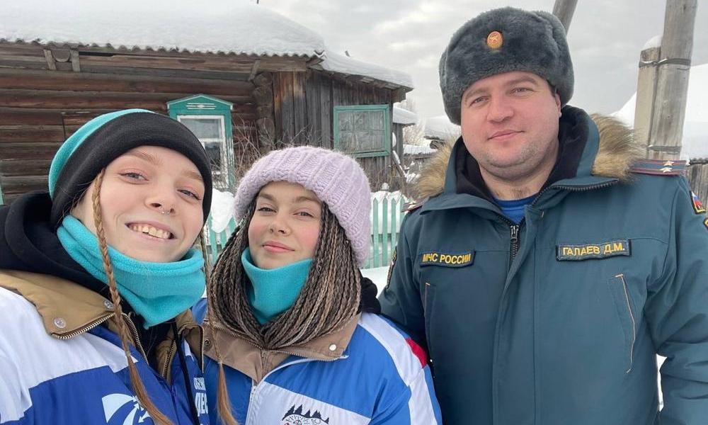 Омские студотрядовцы пришли на помощь сотрудникам МЧС 