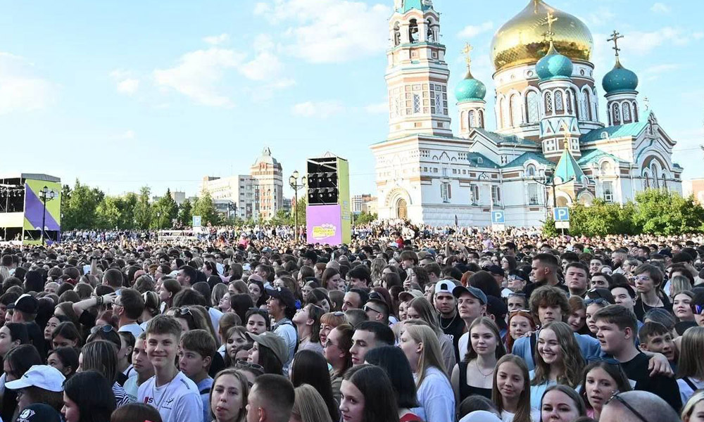 В Омске площадки Дня молодёжи посетили 220 тысяч человек