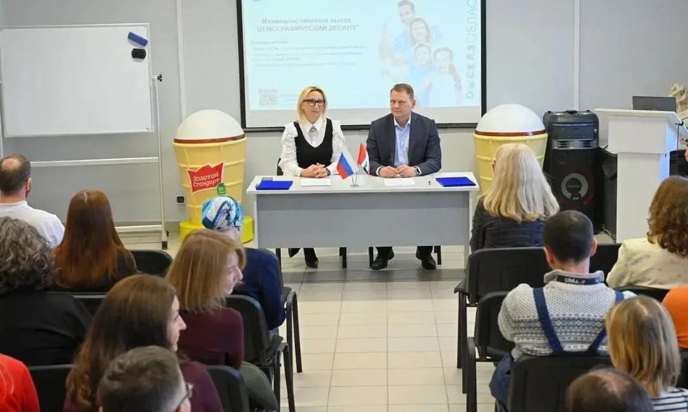 «Демографический десант» впервые вышел на производственную площадку Омской области