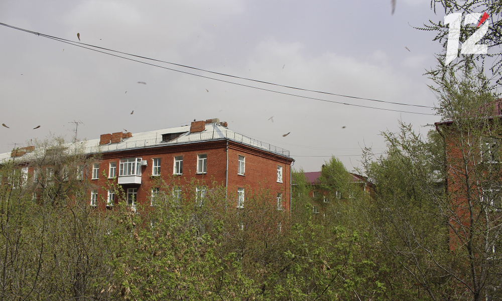 На Омск надвигается новая буря с градом и шквалистым ветром