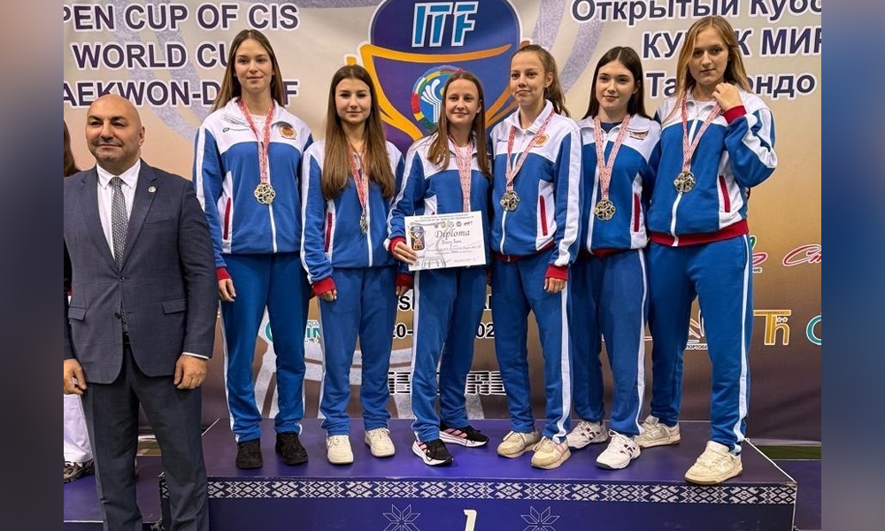 Омские тхэквондисты завоевали медали на международном турнире в Минске