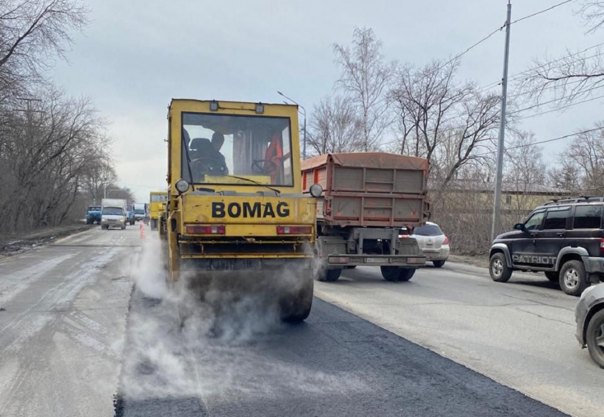 Омские дорожники начали ремонтировать Красноярский тракт 