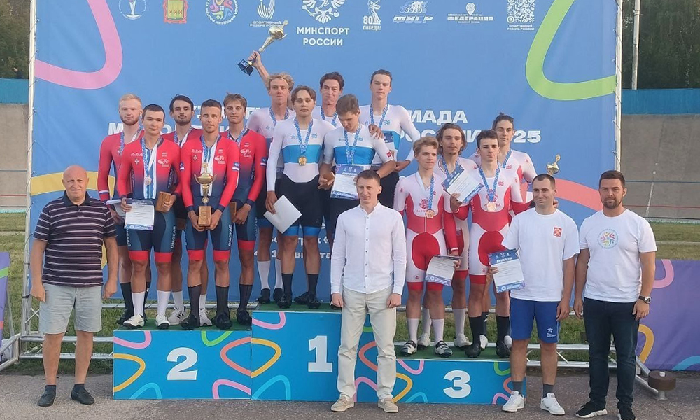 Омская команда взяла призовое место VI Спартакиады молодёжи России по велоспорту на треке