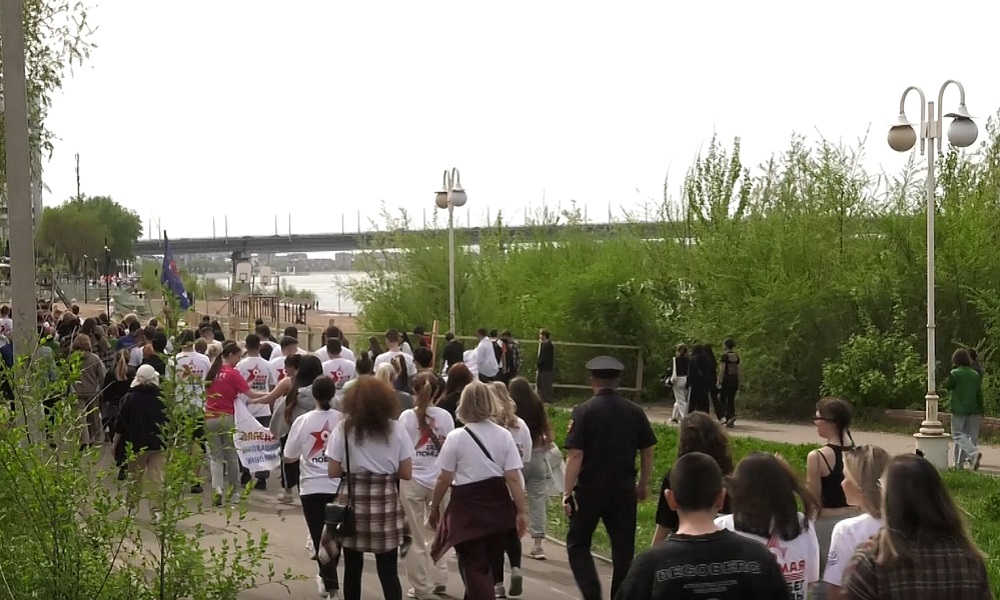 В «Забеге Победы» поучаствовали больше трёх тысяч омичей