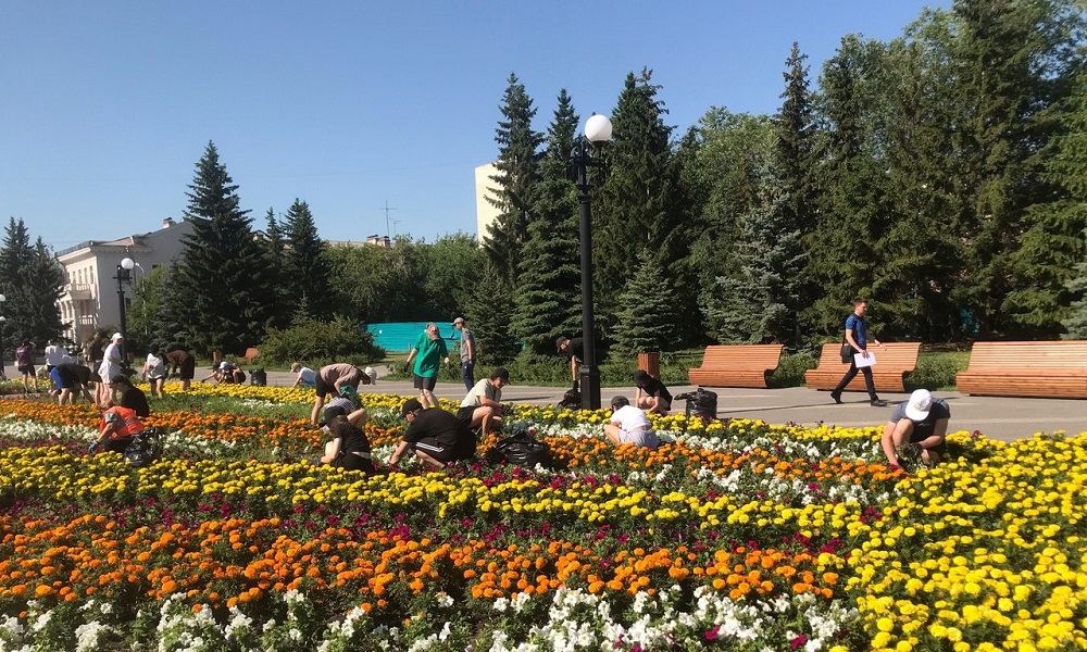 В Омске продолжается сезон летних общественных работ