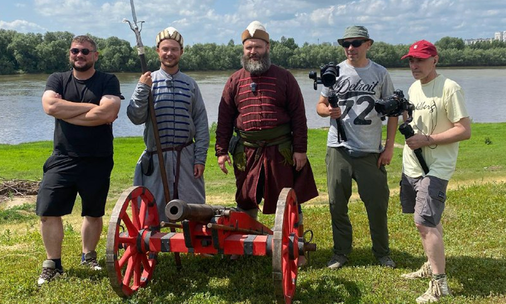 Съёмочная группа федерального телеканала снимает фильм об Омске